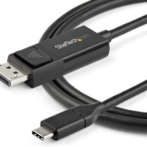 StarTech.com 6ft (2m) USB C to DisplayPort 1.2 Cable 4K 60Hz